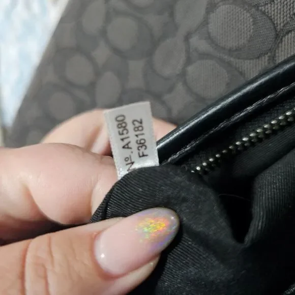 Coach File Bag Crossbody In Signature Monogram Jacquard Purse - Picture 8 of 10